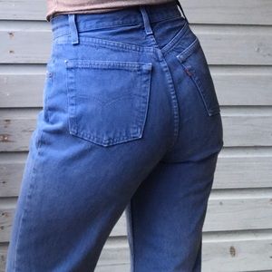 Levi’s High Rise Button Fly Raw Hem Jeans 27 Vintage